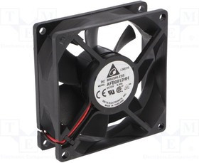 AFB0812HH, Вентилятор: DC; осевой; 80x80x25,4мм; 63,6м3/ч; 34дБА; шариковый AFB0812HH, Вентилятор: DC; осевой; 80x80x25,4мм; 63,6м3/ч; 34дБА; шариковый