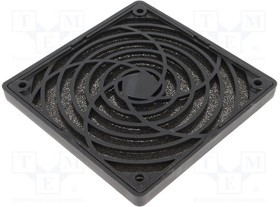 LFT120FI45, Решетка, с фильтром, 120x120мм, Мат-л пластик, 45ppi