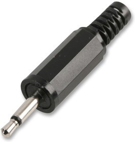 PSG08259, Телефонный аудио разъем, 2 контакт(-ов), Штекер, 2.5 мм, Монтаж на Кабель