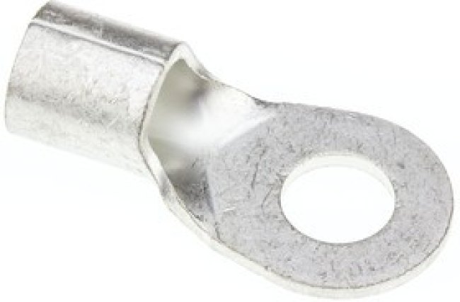 38-10, R Uninsulated Ring Terminal, 10mm Stud Size, 26.6mm² to 42.4mm² Wire Size 38-10, R Uninsulated Ring Terminal, 10mm Stud Size, 26.6mm² to 42.4mm² Wire Size