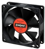 Exegate EX253948RUS Вентилятор ExeGate Mirage-H 80x80x25 гидродинамический подшипник, 2000 RPM, 22dB Exegate EX253948RUS Вентилятор ExeGate Mirage-H 80x80x25 гидродинамический подшипник, 2000 RPM, 22dB