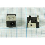 Разъем питания DC розетка, d1.2 D4.8, 3C 2HP, на плату, угловой, PJ003SA