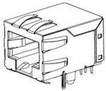 0432028817, Conn RJ-45 F 8 POS 2.54mm Solder RA Thru-Hole 8 Terminal 1 Port Cat 3 Tray