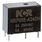 NRP-05E-A-24D-H, реле 24В 10А 250В 206*15.3*10.2мм (1-1393217-8 RE031024)