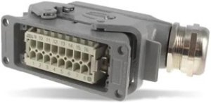 73000000390, Heavy Duty Power Connectors HAN MODULAR TWIN KIT BULKHEAD CONNECTOR 73000000390, Heavy Duty Power Connectors HAN MODULAR TWIN KIT BULKHEAD CONNECTOR