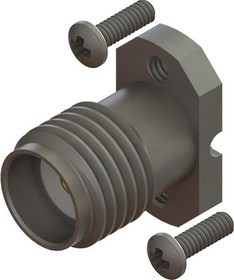 SF2921-61345-2S, RF Connectors / Coaxial Connectors SMA F Comp/Mnt Conn 2 Hole w Scrw