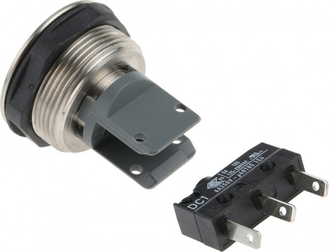 1241.6631.1180000, Pushbutton Switches Sealed 6A 250VAC 22MM IP67