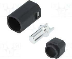 AS250M-BLACK, Вилка, питания DC, AS250, "папа", PIN: 1, на провод, под пайку, 90А