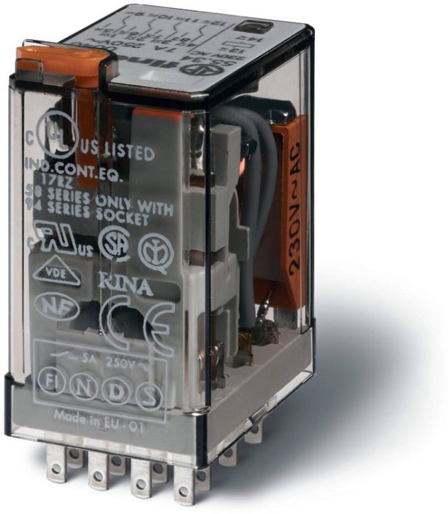 553490240080, Plug In Relay, 24V dc Coil, 7A Switching Current 553490240080, Plug In Relay, 24V dc Coil, 7A Switching Current