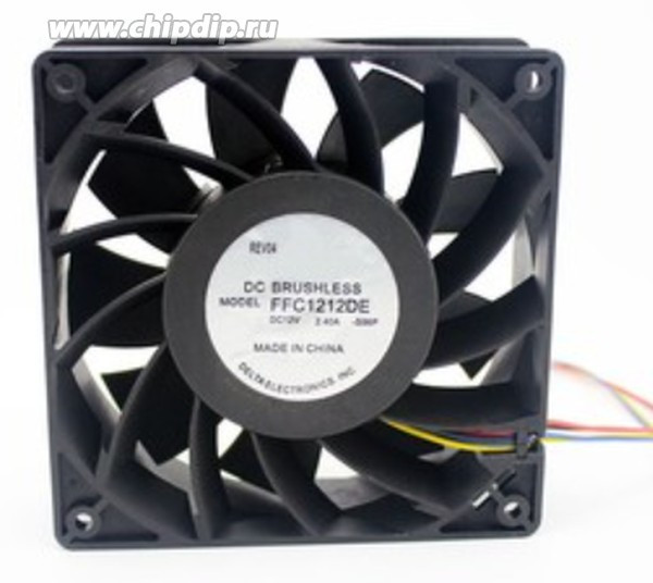 Вентилятор Delta Electronics FFC1212DE 120x38мм 12V 28.8W 3A OEM