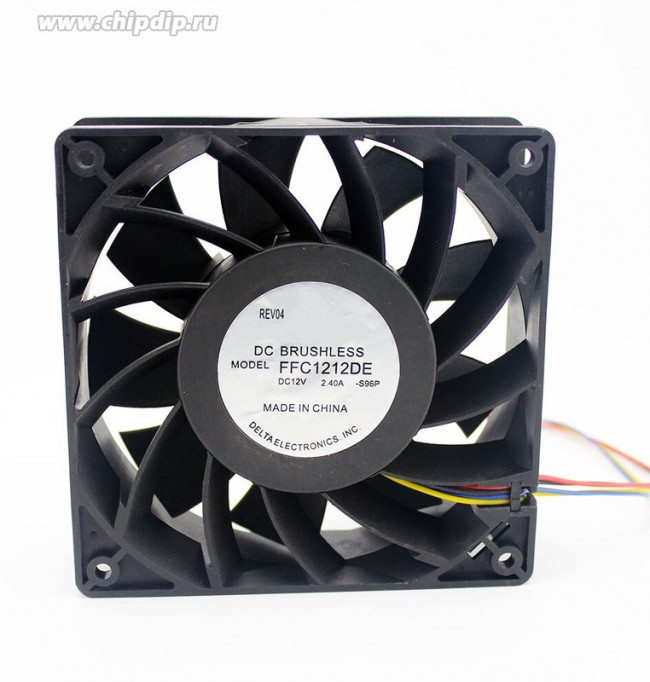 Вентилятор Delta Electronics FFC1212DE 120x38мм 12V 28.8W 3A OEM