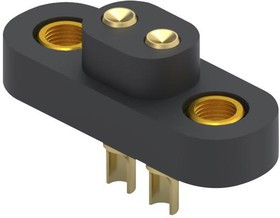 868-10-002-00-012000, CONNECTOR, HEADER, 2POS, 4MM, SOLDER