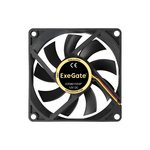 Вентилятор ExeGate EX08015S3P, 80x80x15 мм, Sleeve bearing (подшипник скольжения), 3pin, 2000RPM, 23 Вентилятор ExeGate EX08015S3P, 80x80x15 мм, Sleeve bearing (подшипник скольжения), 3pin, 2000RPM, 23