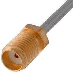 142-0593-001, RF Connectors / Coaxial Connectors STRT JCK .086S/R GLD