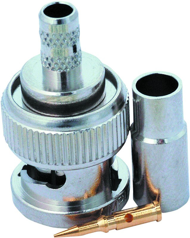 000-36650-3RFX, Conn BNC 0Hz to 4GHz 50Ohm Crimp ST Cable Mount PL Gold 000-36650-3RFX, Conn BNC 0Hz to 4GHz 50Ohm Crimp ST Cable Mount PL Gold