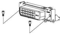 74320-4004, MicroCross 74320 24 Way Right Angle Through Hole D-sub Connector Socket, 1.91mm Pitch