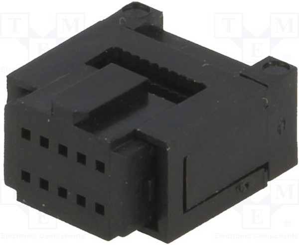 DS1016-01-10A8B, Разъем IDC "мама" PIN 10 IDC шлейф 0,635мм gold flash DS1016-01-10A8B, Разъем IDC "мама" PIN 10 IDC шлейф 0,635мм gold flash