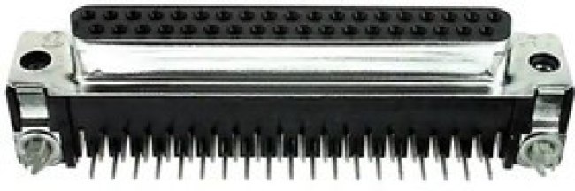 5747847-4, D-Sub Standard Connectors RECP FRNT MTL SHL 37