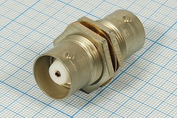 Разъем высокочастотный СР75- 50ФВ переходник розетка-розетка, на блок, СР75- 50ФВ