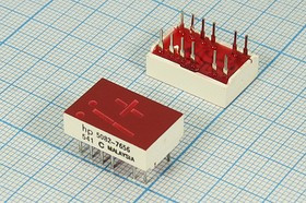 Светодиодный дисплей красный, высота знака 10.9мм, сила света 1115мкд, HP5082-7656; №7013 R СД дисплей+1 \10,9\кр\ОА&amp;ОК\ 1115\HP5082-7656\