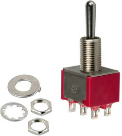 100DP3T1B1M1QEH, Toggle Switches DPDT SLDR MNT 100DP3T1B1M1QEH, Toggle Switches DPDT SLDR MNT