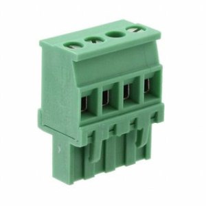 1912317, Pluggable Terminal Blocks 4 Pos 5mm pitch Plug 24-12 AWG Screw