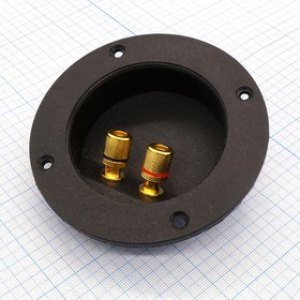 Зажим TM-106A d=105mm Gold, терминал диаметром 105мм, 2 винтовых зажима