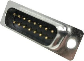 K85X-AA-15P, D-Sub Standard Connectors 15P Plug Vert. Sol. Cup