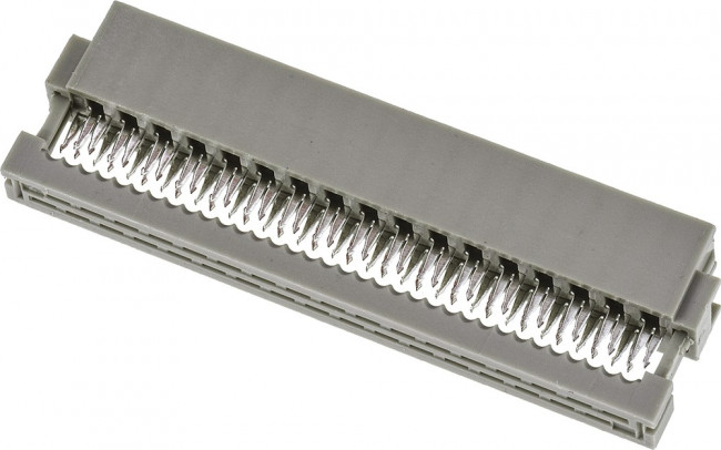 3-215911-4, IDC Connector, IDC Receptacle, Female, 2.54 мм, 2 ряда, 34 контакт(-ов), Монтаж на Кабель