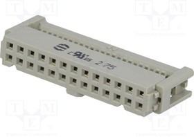 09185266803, Вилка, IDC, "мама", PIN: 26, на шлейф, 1,27мм, Ш.контактов: 2х10