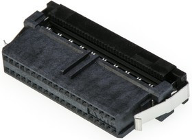 2-111196-0, 40-Way IDC Connector Socket for Cable Mount, 2-Row