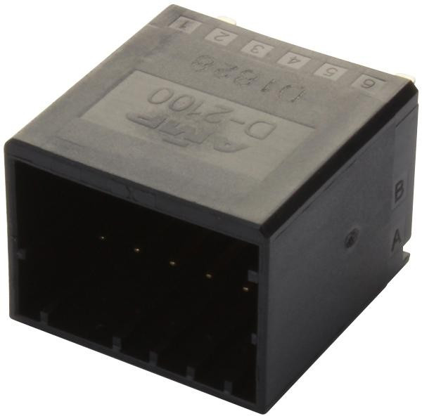 1318126-2, Headers &amp; Wire Housings D-2100 HDR VERT 12P 15 AU KEY Y