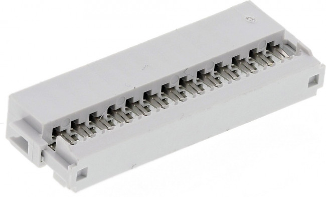 71600-026LF, Conn IDC Connector RCP 26 POS 2.54mm IDT RA Side Entry Cable Mount Tube 71600-026LF, Conn IDC Connector RCP 26 POS 2.54mm IDT RA Side Entry Cable Mount Tube