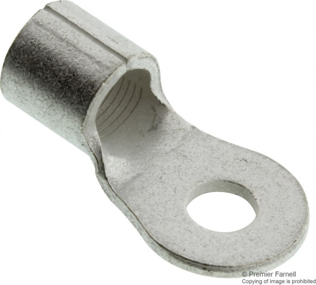 33469, TERMINAL, RING TONGUE, 1/4", 4AWG