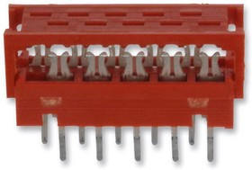 1-215570-0, Разъем IDC типа плата-плата, 28 AWG, Серия Micro-MaTch, 10 контакт(-ов), Штыревой Разъем, 1.27 мм