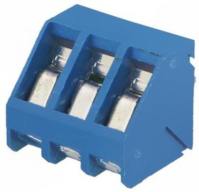 335-031-12, Зажимная рейка для печатных плат, угловой 45°, 5мм, на PCB, 16А