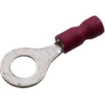 НКИ 1.5-6, Наконечник кольцевой изолированный красный 0.25-1.5 мм²