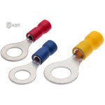 НКИ 1.5-6, Наконечник кольцевой изолированный красный 0.25-1.5 мм²