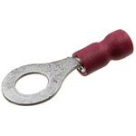 НКИ 1.5-6, Наконечник кольцевой изолированный красный 0.25-1.5 мм²