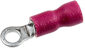 НКИ 1.5-3, Наконечник кольцевой изолированный красный 0.25-1.5 мм²