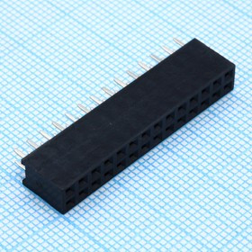 DS1023-2X14S21, (PBD-28 2X14), Гнездо на плату 2.54мм