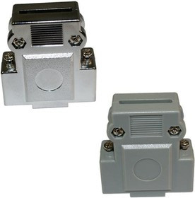 976-015-020R121, D-Sub Backshells 15P FLAT RIBBON TYPE metalized plas shel