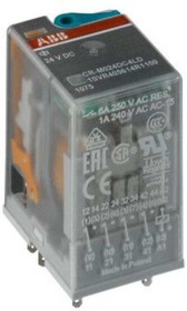 1SVR405613R8000, PCB Power Relay CR 4PDT 6A DC 110V 640Ohm