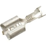 5-160558-2, Клемма ножевая 6.3мм, гнездо, провод 0.5-1.40мм² (контакт для розетки FASTIN-FASTON 6.3)