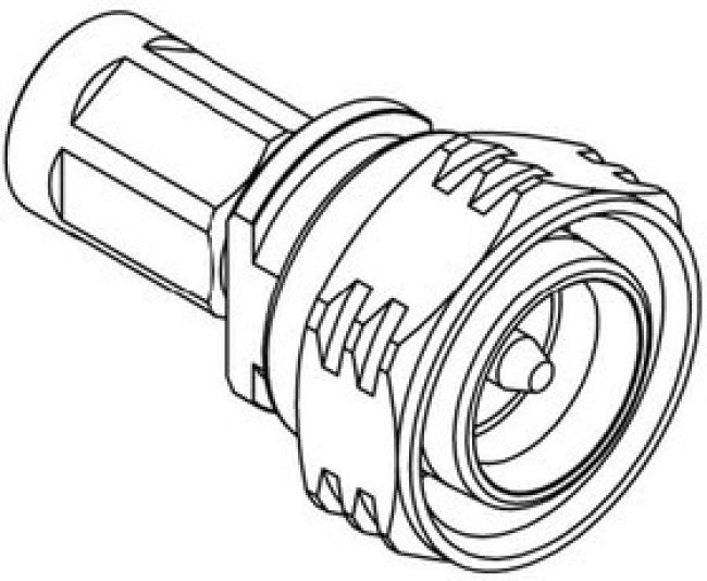 R191633006, RF Adapters - Between Series 4.3-10 M to NEX10 M Adapter HEP2R