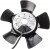 A2E200-AF02-02, A Series Axial Fan, 195 x 73mm, 830m³/h, 61W, 230 V ac