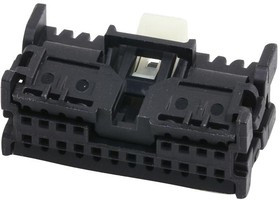 34824-2204, Automotive Connectors Mini50 Unsld Rec DR Brdg WCPA 20Ckt PolA
