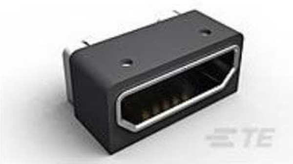 2173157-3, Right Angle, SMT, Socket Type B 2.0 USB Connector