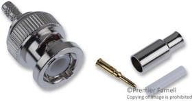 112512, RF/COAXIAL, BNC PLUG, STRAIGHT, 50 OHM, CRIMP 112512, RF/COAXIAL, BNC PLUG, STRAIGHT, 50 OHM, CRIMP