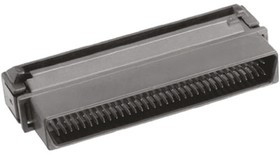 5390377-5, .050 Series Male 50 Pin Straight Cable Mount SCSI Connector 1.27mm Pitch, IDC